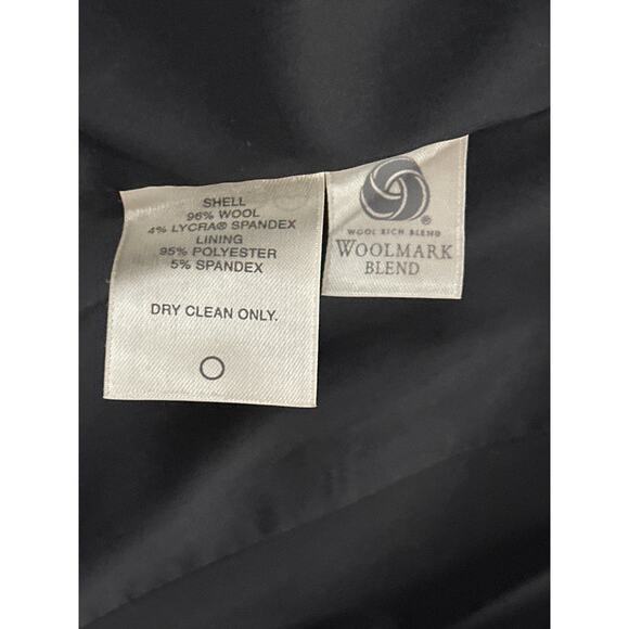 Classiques Entier Women's Wool Blazer Suit Jacket Black Size 8P Office Career - Picture 12 of 12